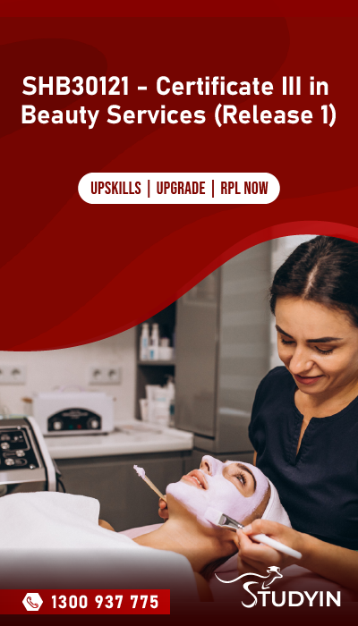 SHB30121 - Certificate III in Beauty Services (Release 1)