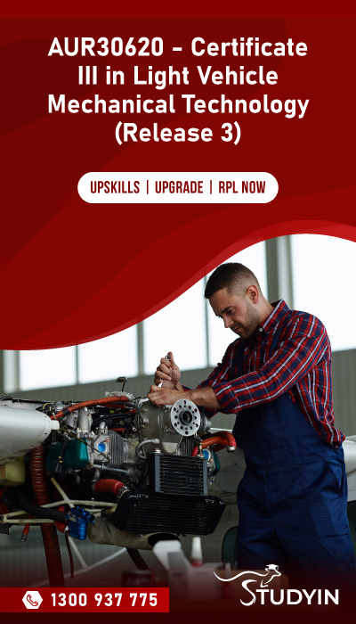 AUR30620 - Certificate III in Light Vehicle Mechanical Technology (Release 3)