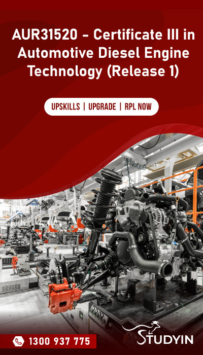AUR31520 - Certificate III in Automotive Diesel Engine Technology (Release 1)