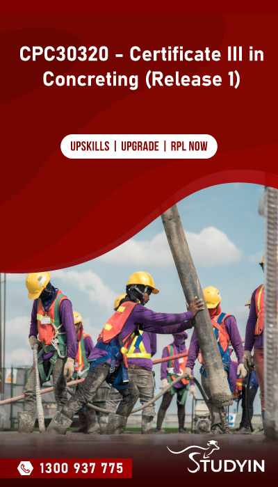 CPC30320 - Certificate III in Concreting (Release 1)