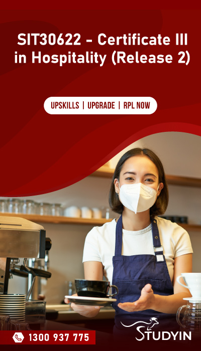 SIT30622 - Certificate III in Hospitality (Release 2)