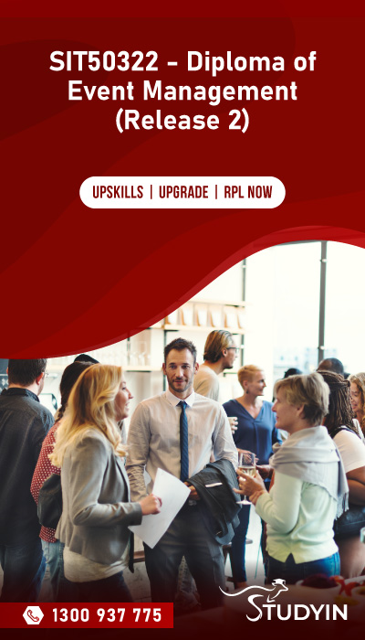 SIT50322 - Diploma of Event Management (Release 2)