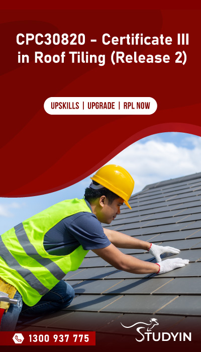 CPC30820 - Certificate III in Roof Tiling (Release 2)