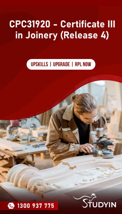 CPC31920 - Certificate III in Joinery (Release 4)