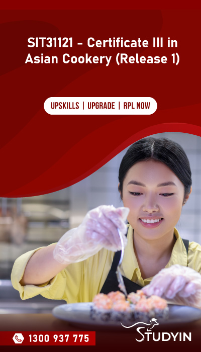 SIT31121 - Certificate III in Asian Cookery (Release 1)